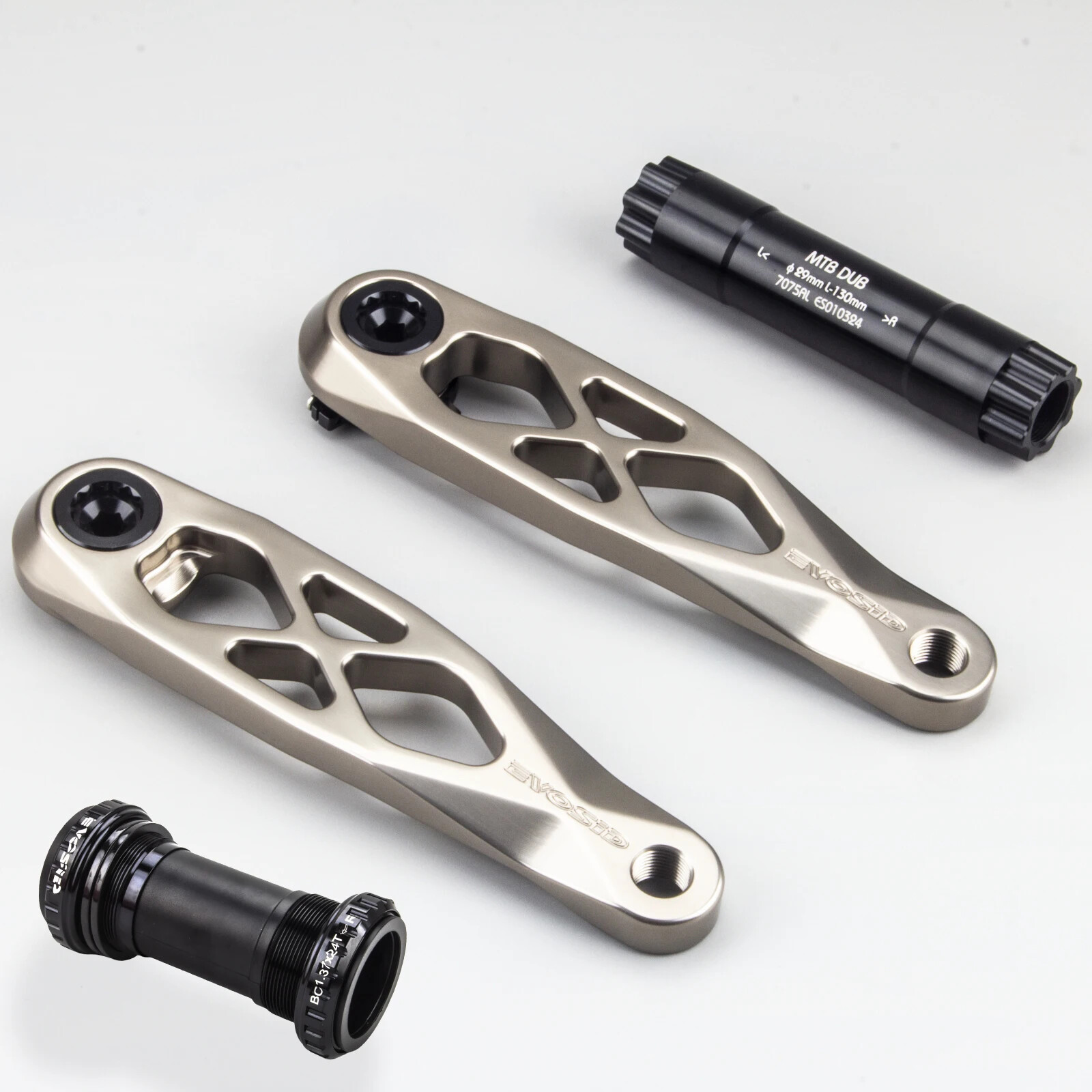 MTB Crankset 170mm R-SPEC Trail Enduro Bicycle DUB 29 Hollow Crank Spindle CNC