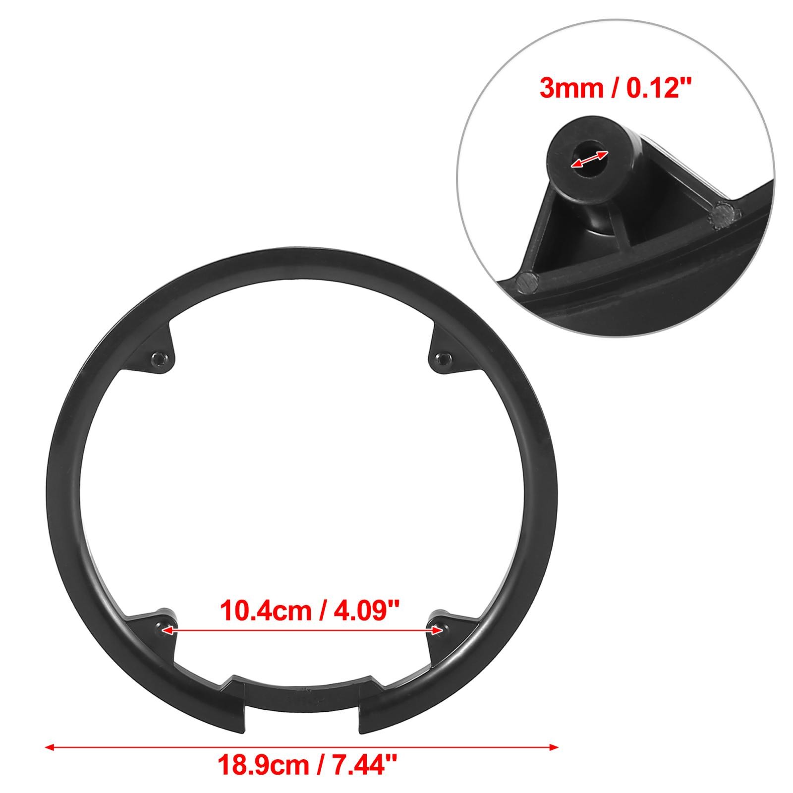42 Teeth 10.4cm 4 Hole Bicycle Crankset Chain Wheel Cover Black