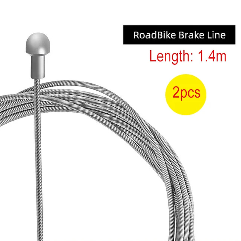 2PCS Bike Brake Shift Cable Inner Wire MTB Road Fixed Gear Bicycle Cable