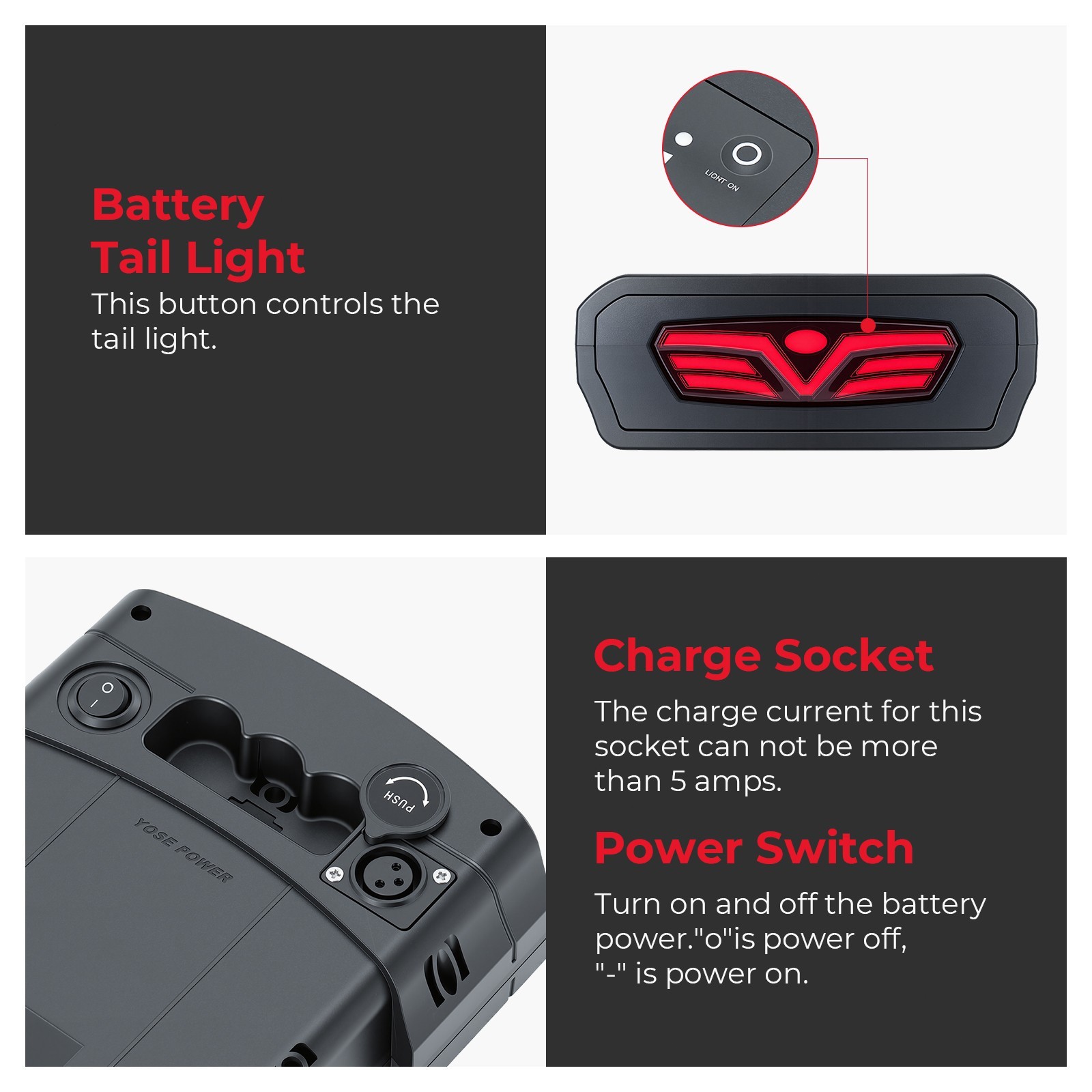 36V 48V 13Ah Ebike Battery for PEDEGO Electric Bicycle Pgoebikes Lithium Battery