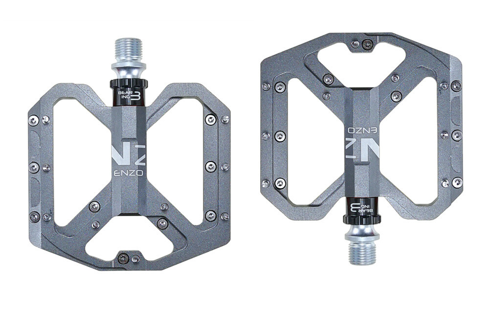 9/16 in Bicycle Flat Pedals Sealed Bearing Aluminum Mountain Bike Pedals 345g