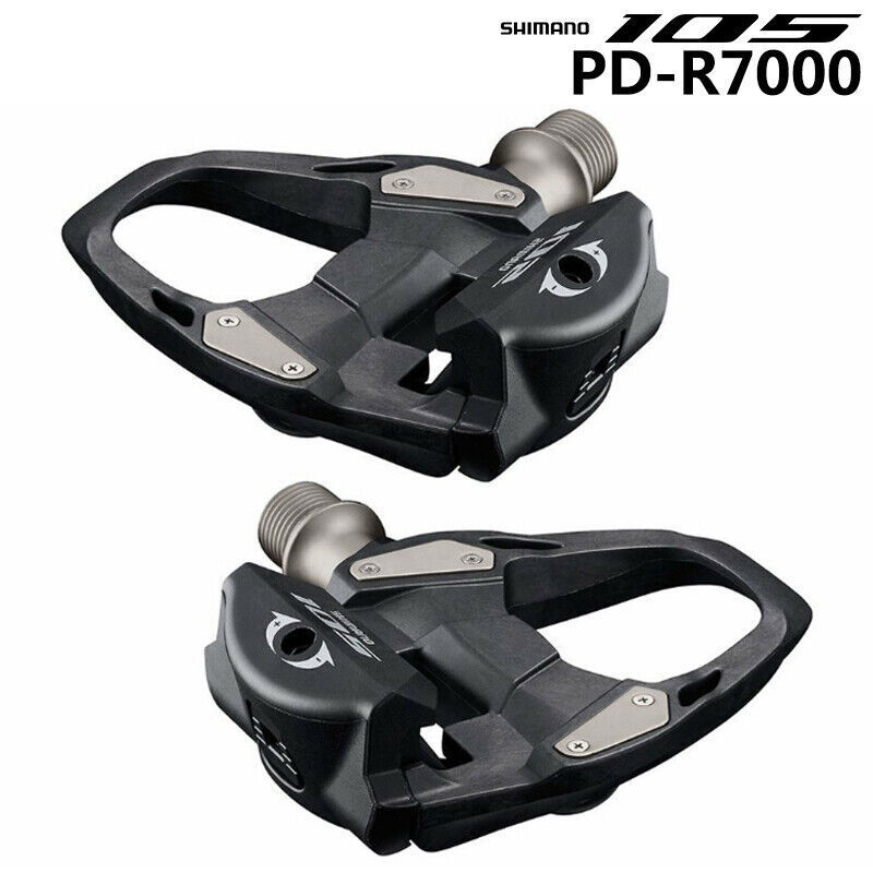 Shimano PD-R7000 Carbon Fiber 9/16″ Clipless Pedals SPD-SL with SH11 6° Cleats