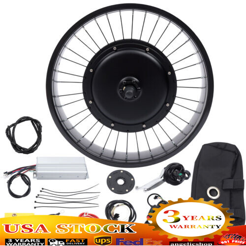20″ 1000W 48V eBike Conversion Kit Front Wheel Hub Motor Electric Bike ﻿