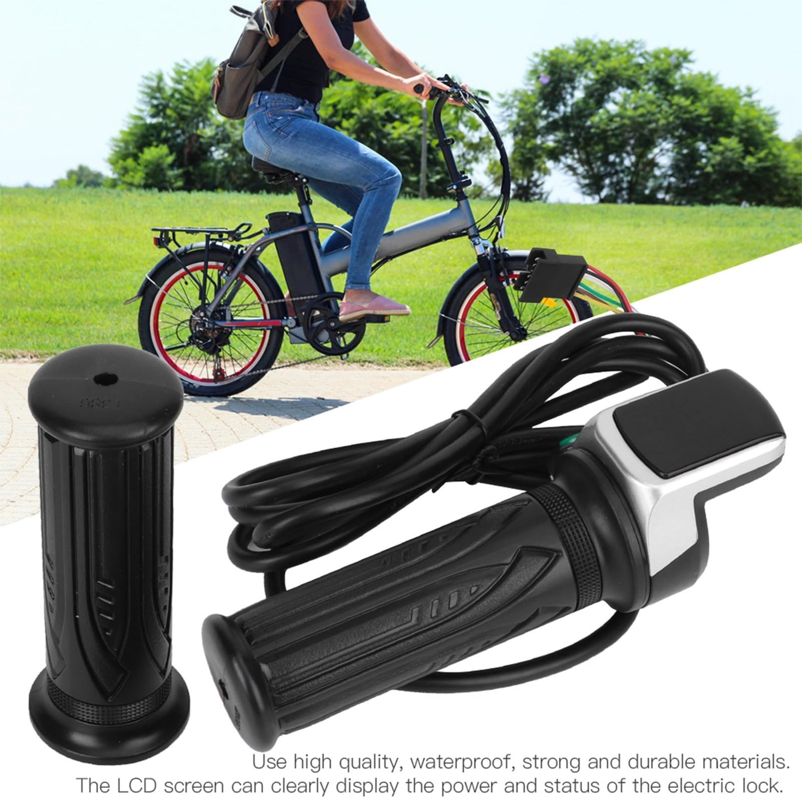 Vgeby Electric Bike Five-Star Turn Handle Lcd Screen Power Display Switch