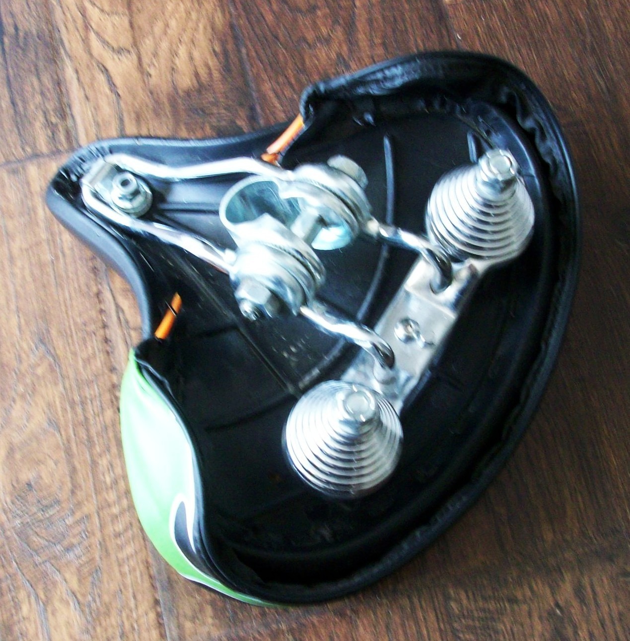 Electra Ed Big Daddy Roth Rat Fink Bike Bicycle Seat Saddle BLACK GREEN FLAMES