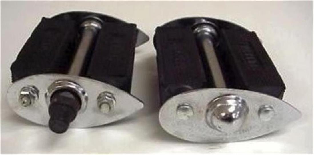 antique mens Persons Majestic TEARDROP bicycle PEDALS 1/2″ thread vintage PAIR