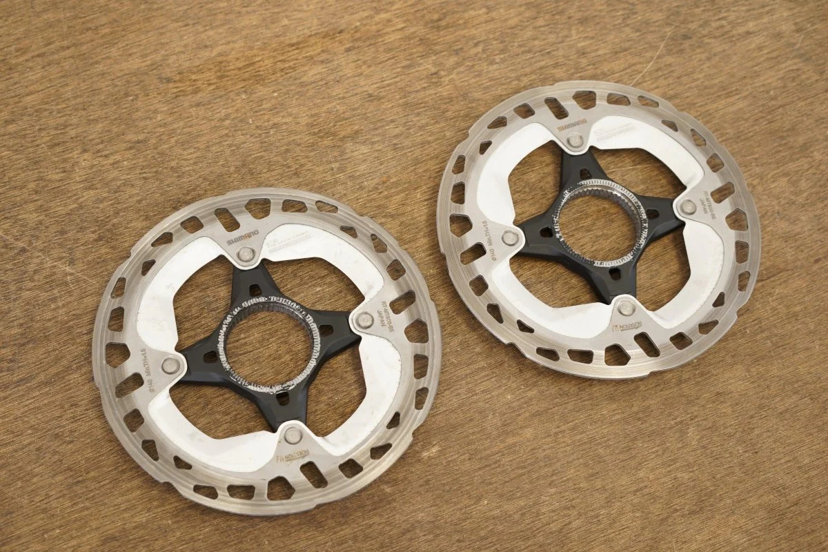 (2) 140mm Shimano XT RT-MT800-SS Center Lock Disc Brake Road CX MTB Rotors