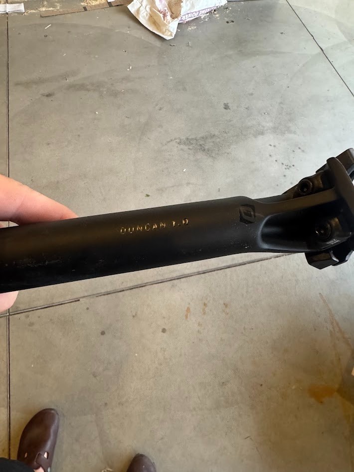 Syncros Duncan 1.0 Seatpost Carbon 31.6