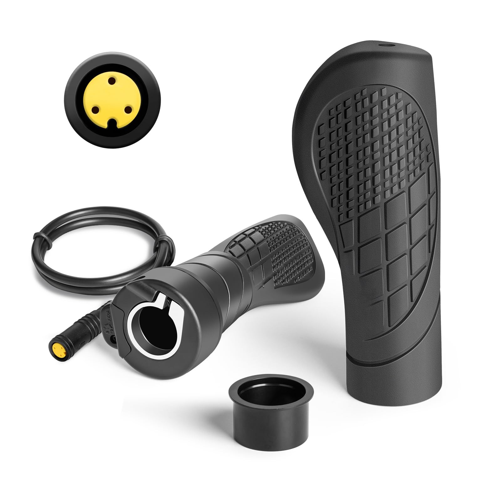 3 Pin Female Ebike HalfTwist Throttle For BAFANG BBS01B BBS02B BBSHD Motors