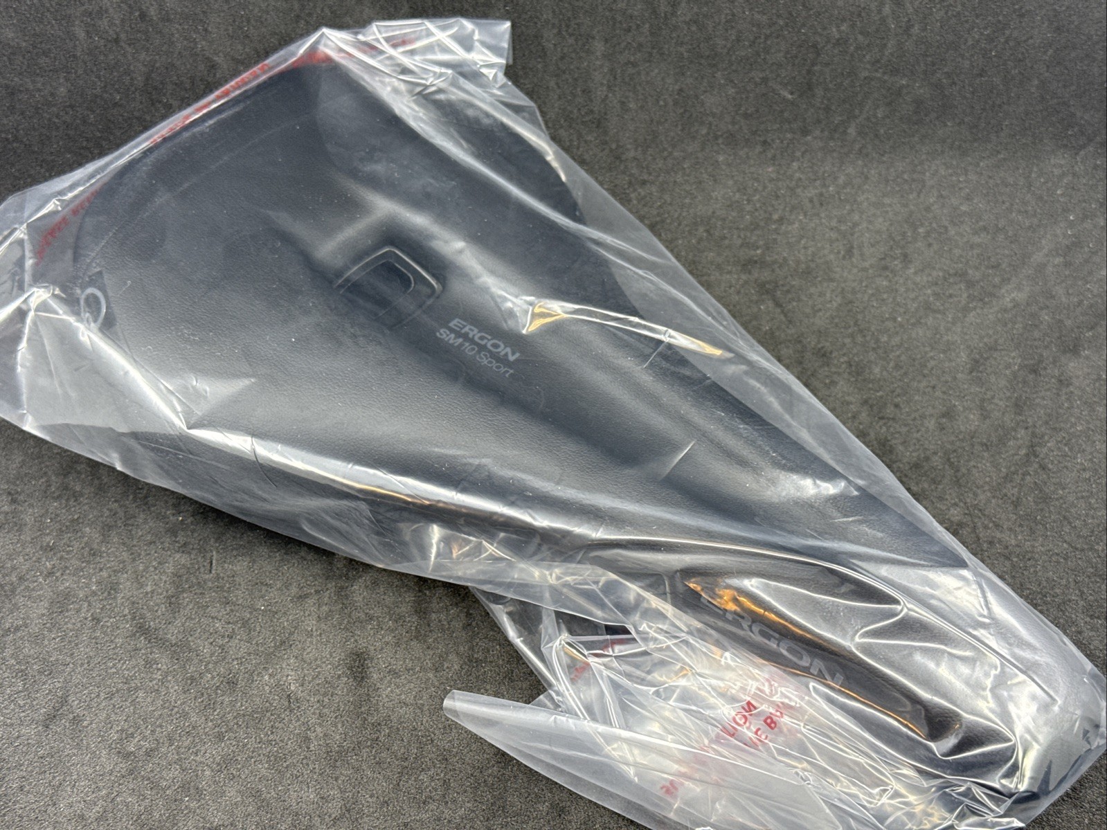 ERGON SM 10 Sport Stealth Gravel Saddle CroMo Rail Black 270mm x 140mm MSRP $99
