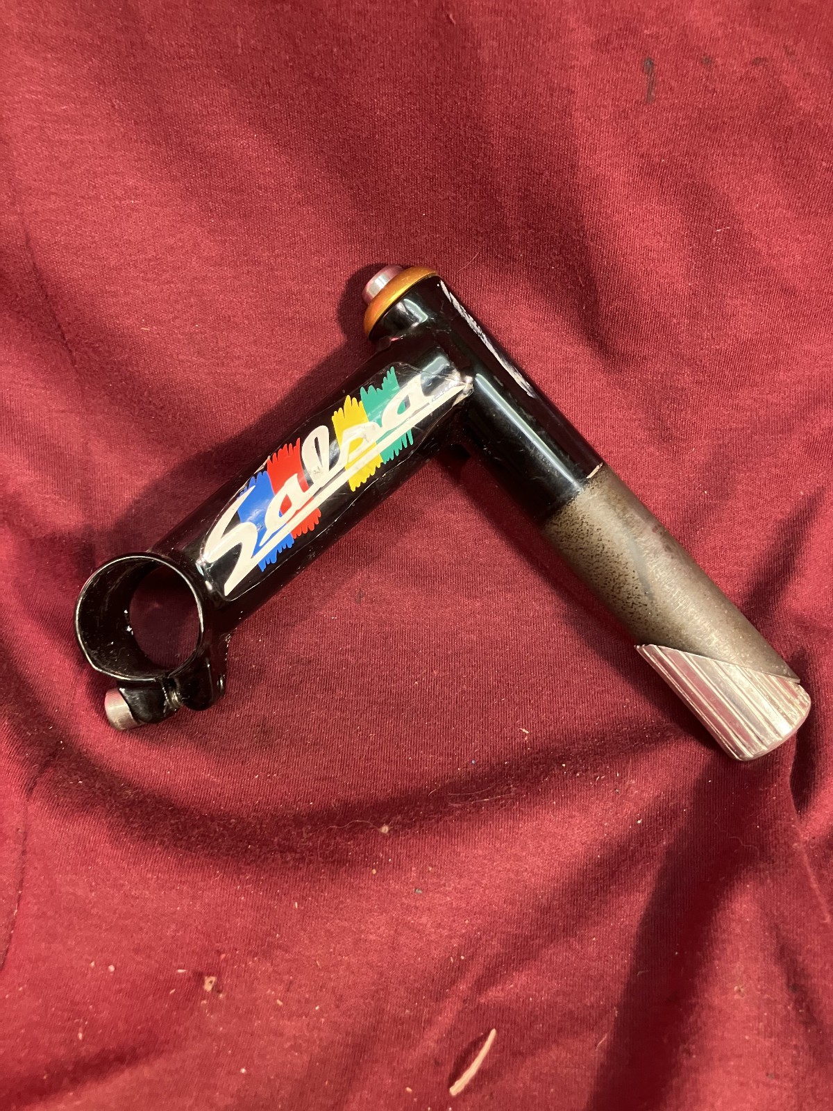 Salsa Quill Stem 1-inch Steer Tube Vintage, 25.4mm, 90mm, 250 grams