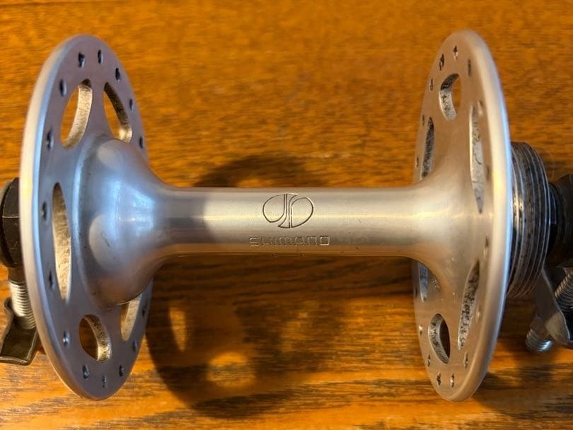 Shimano Dura Ace Vintage Track Hub Set 36h 100/120 High Flange NJS Keirin