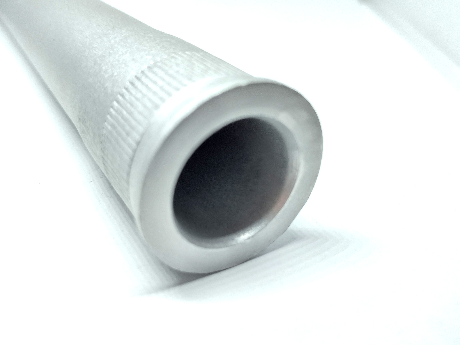 Silver Straigth Steer Tube 1-1/8 For Fox and Rockshox Suspension Forks