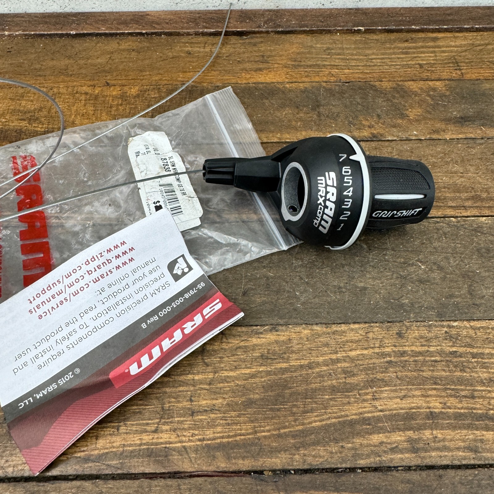 SRAM MRX Comp GS 7s Grip Shift NOS New 7 Speed Right Rear Twist
