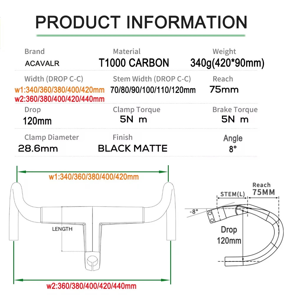 Carbon Fiber Road Bicycle Handlebars with Computer Stand Bicycle Accessories
