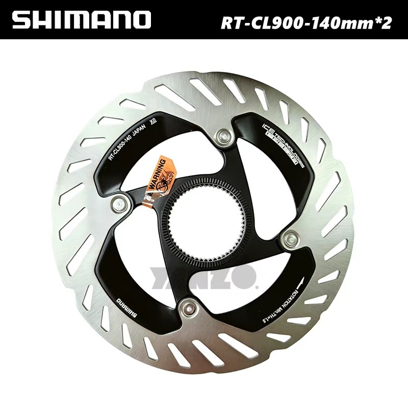 2Pcs Shimano Dura ACE RT-CL900 Center lock Rotor 140mm w/LockRing-OE