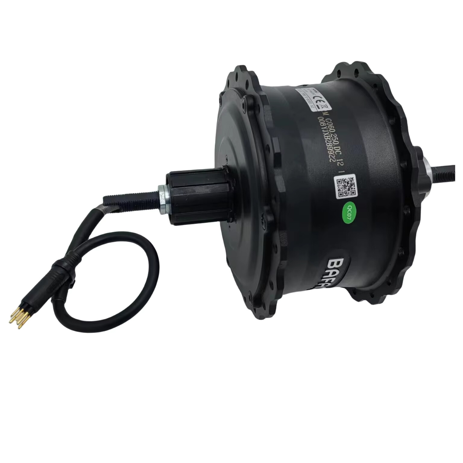 36V 48V 250W Bafang Motor Brushless Geared Fat Wheel Ebike Rear 175mm 190mm