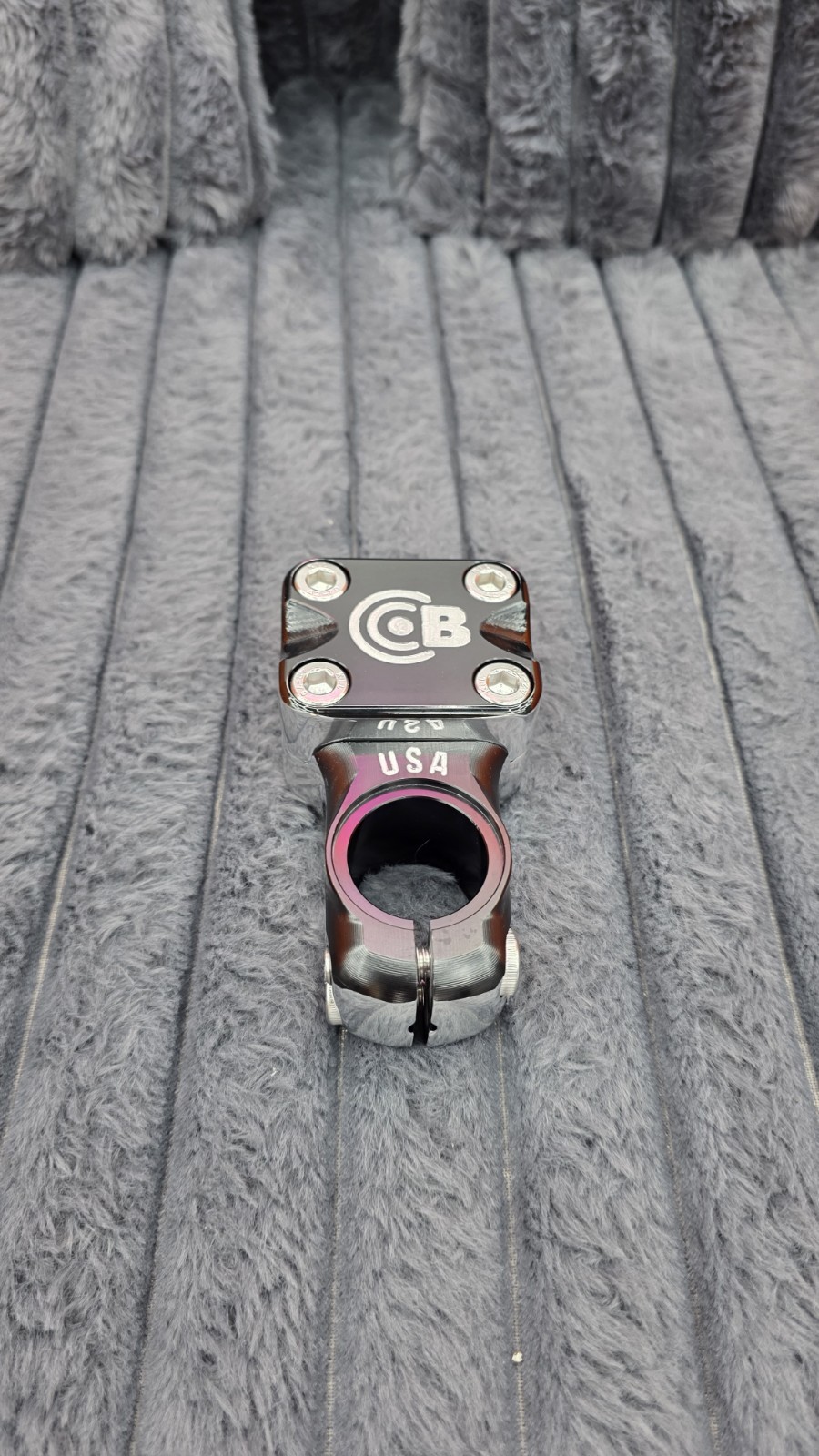 BULLSEYE 🎯 Fully CUSTOM STEM Black & Show POLISHED BMX GT HUTCH Se haro