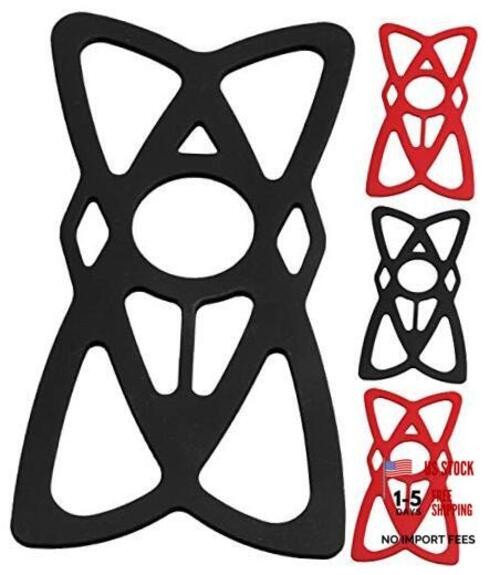 4-Pack Bike Motorcycle Phone Mount Tether – X Web Grip Silicone Cell Phone