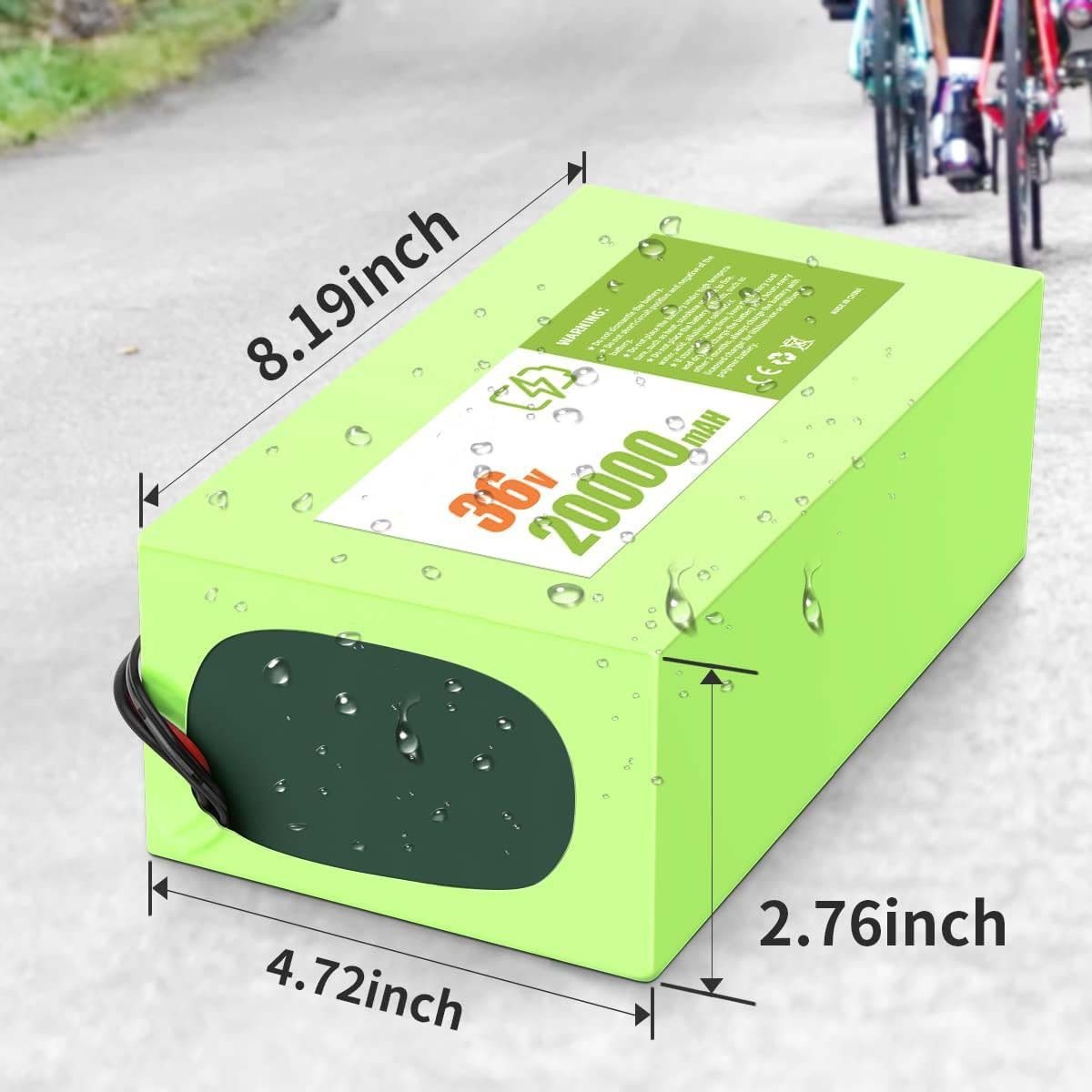 HAILONG 36V 20Ah Electric Bicycles Li-ion Battery for 200W-1000W EBike Scooter