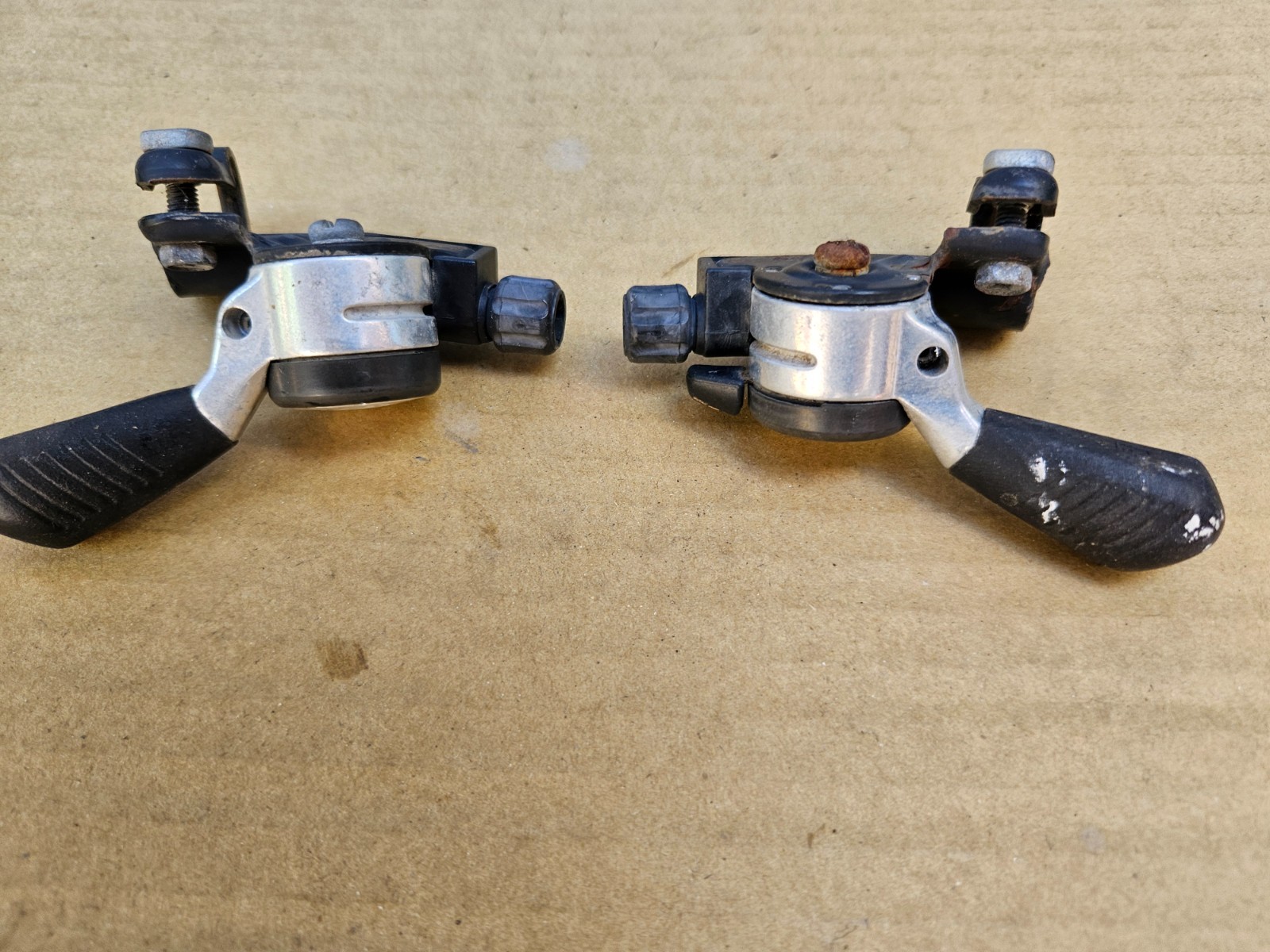 Vintage Shimano Deore 3×7 Thumb Shifters Indexed SIS 7 Speed SL-MT62 Japan