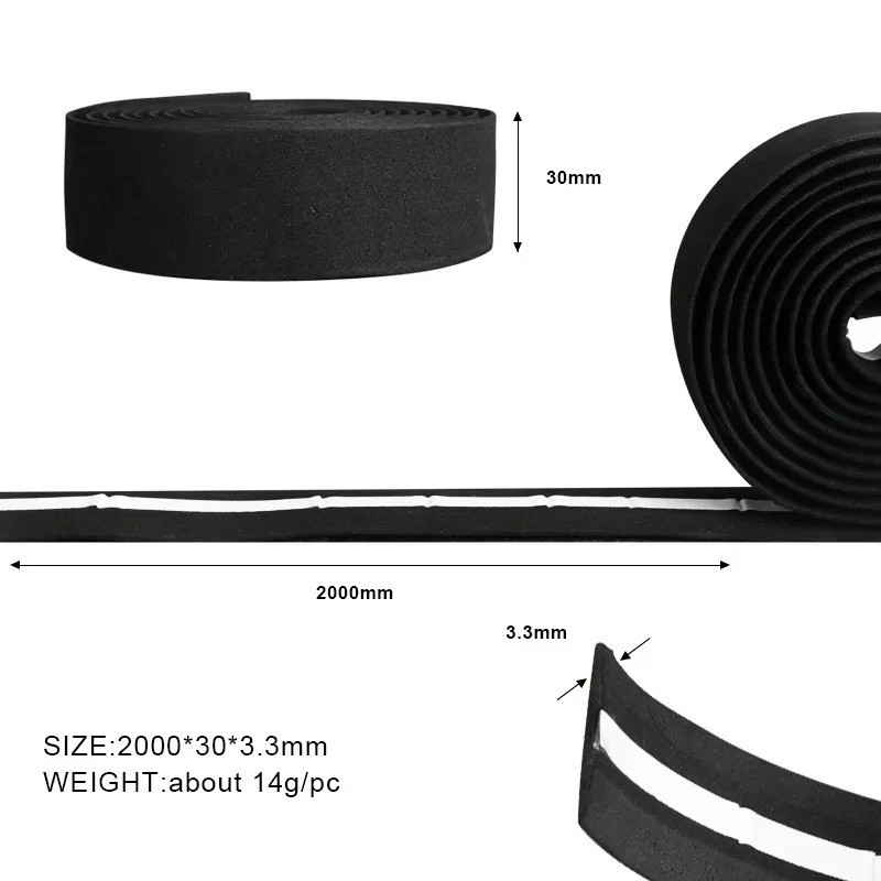 Bike Handlebar Tape EVA PU Road Bicycle Handle Bar Tape Belt Anti-slip