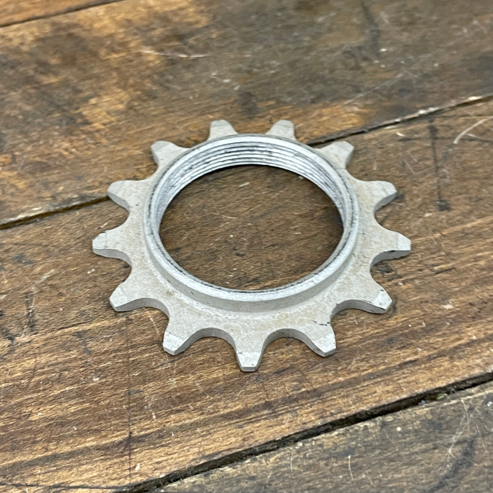 Vintage Track Cog Zeus 13 Tooth Aluminum Alloy Cog English Threaded Fixie 80s