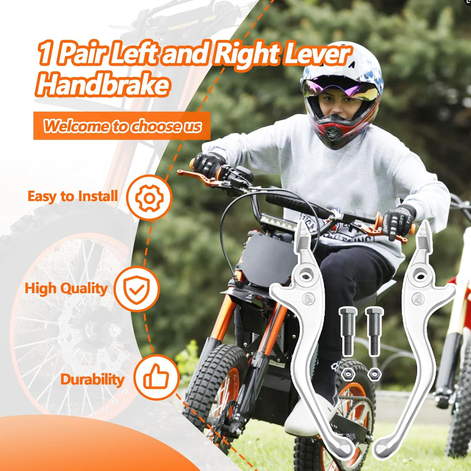 1 Pair Left and Right Lever Handbrake Fit for Tuttio Soleil01 E-Bike Brake Lever