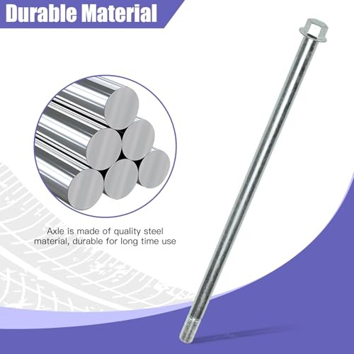 12mm 270mm Mini Bike Rear Axle Kit + 225mm Front Wheel Axle 270mm + 225mm