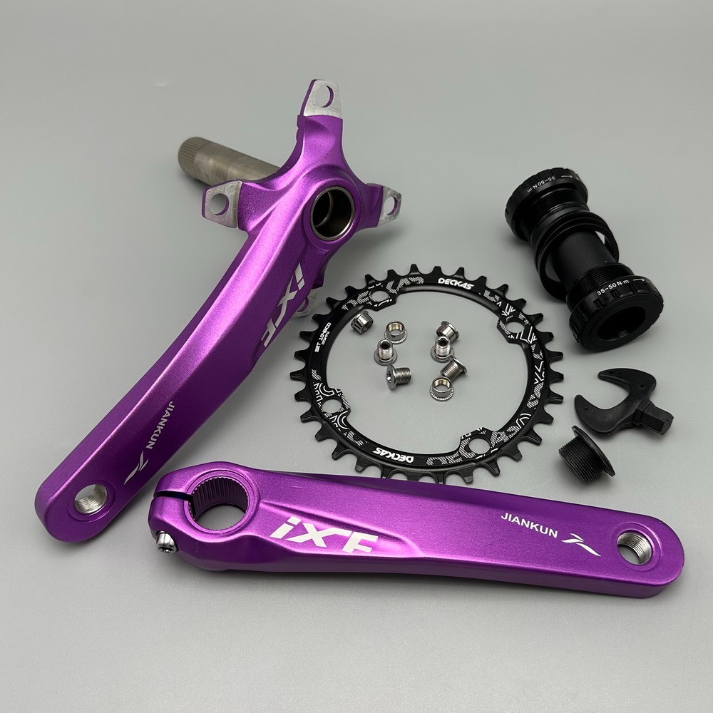 MTB Road Bike Crankset Crank arm 170mm w BB Narrow Wide Single Chainring 32T Kit