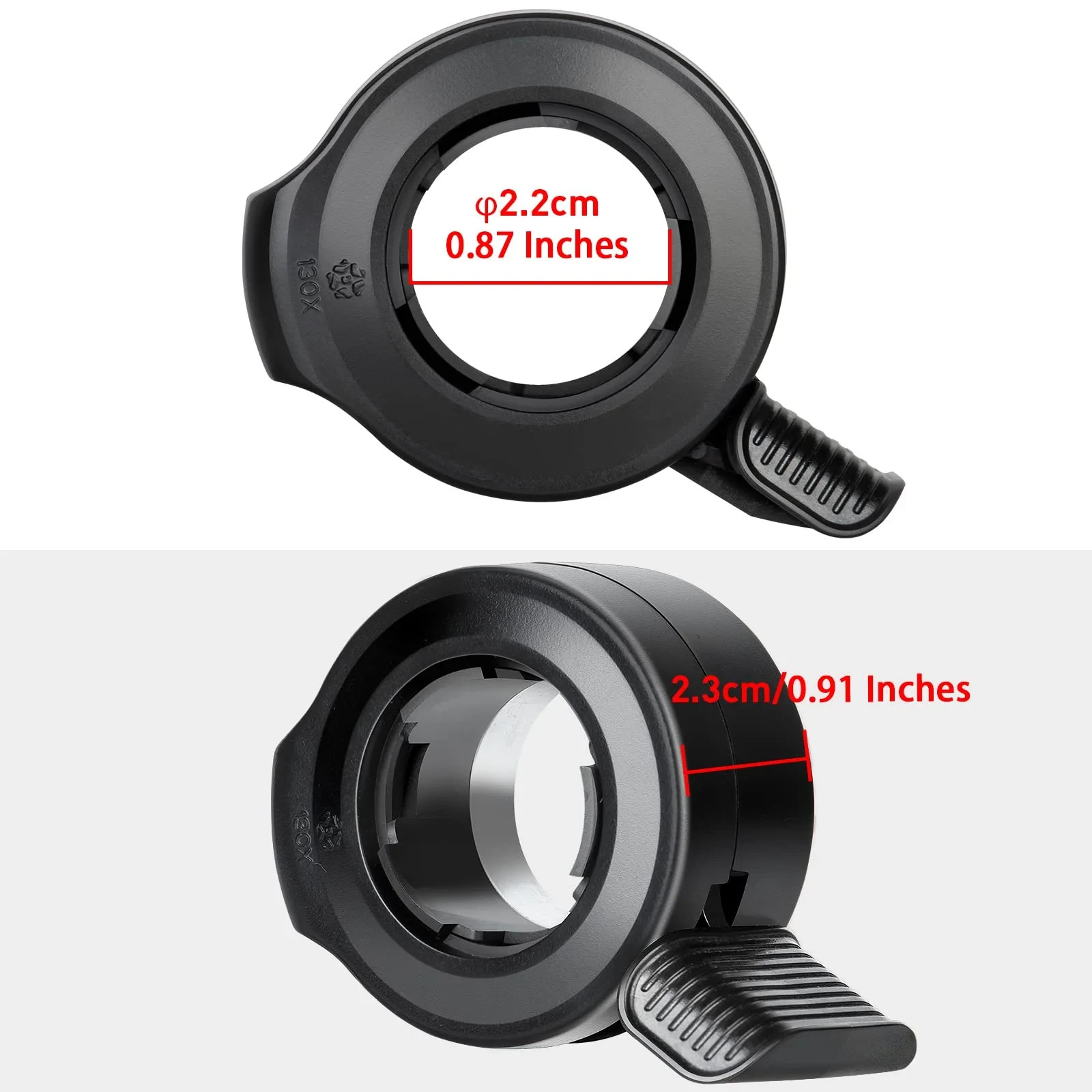 Zeekpowa Thumb Throttle for Bafang BBS01 BBS02 BBSHD –3-Pin Waterproof eBike Kit