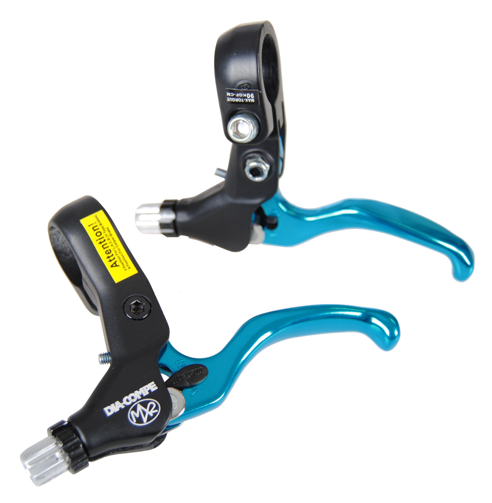 Dia-Compe MX2 bicycle BMX LH and RH brake lever SET – BRIGHT DIP BLUE