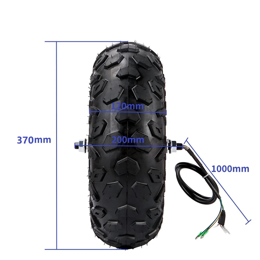 14.5 inch Electric Wheelbarrow Cart Gear Motor Kit 350W 500W Motor Controller