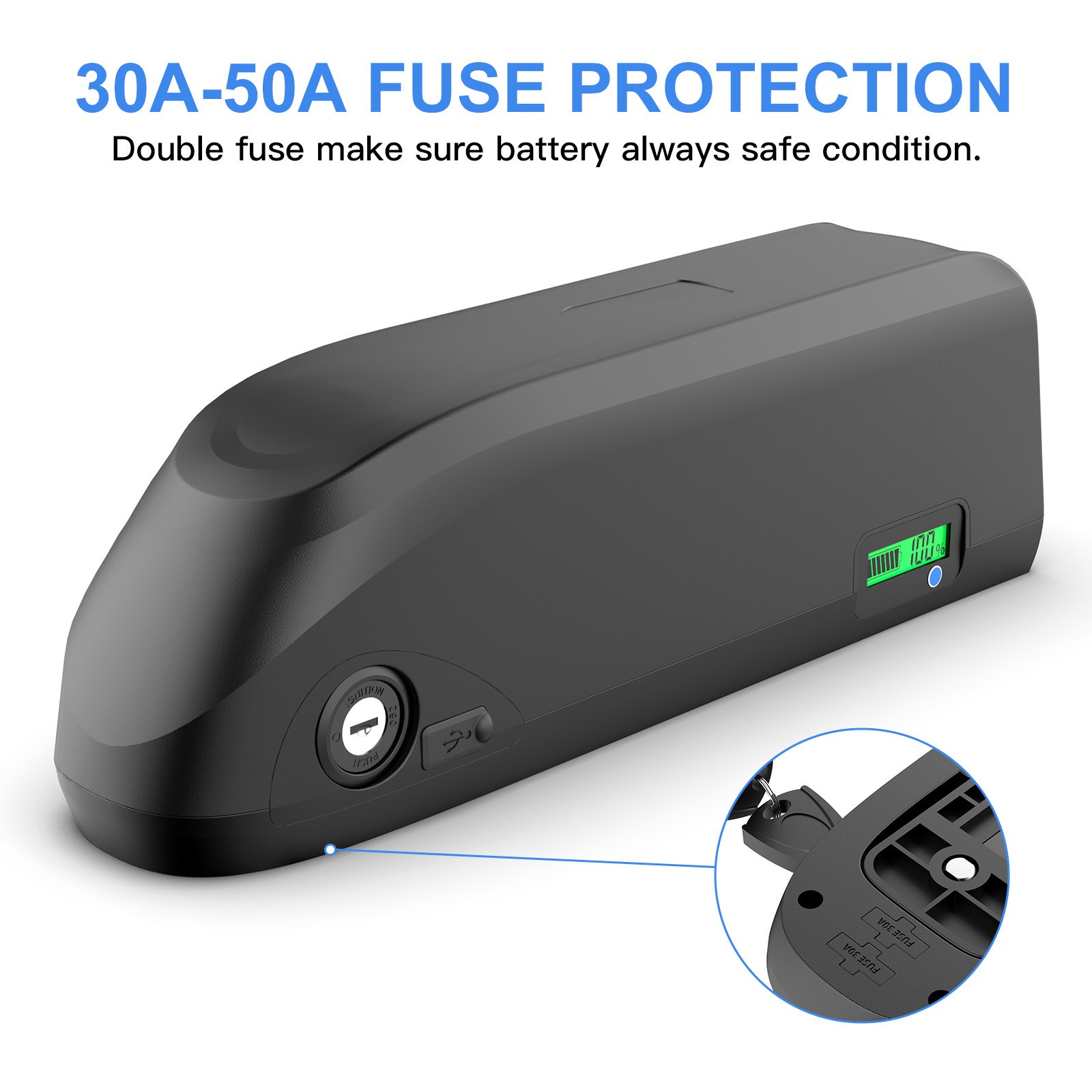 Samsung E-bike Battery 48V 20Ah Bicycle Lithium Battery For Bafang 0~2000W Motor