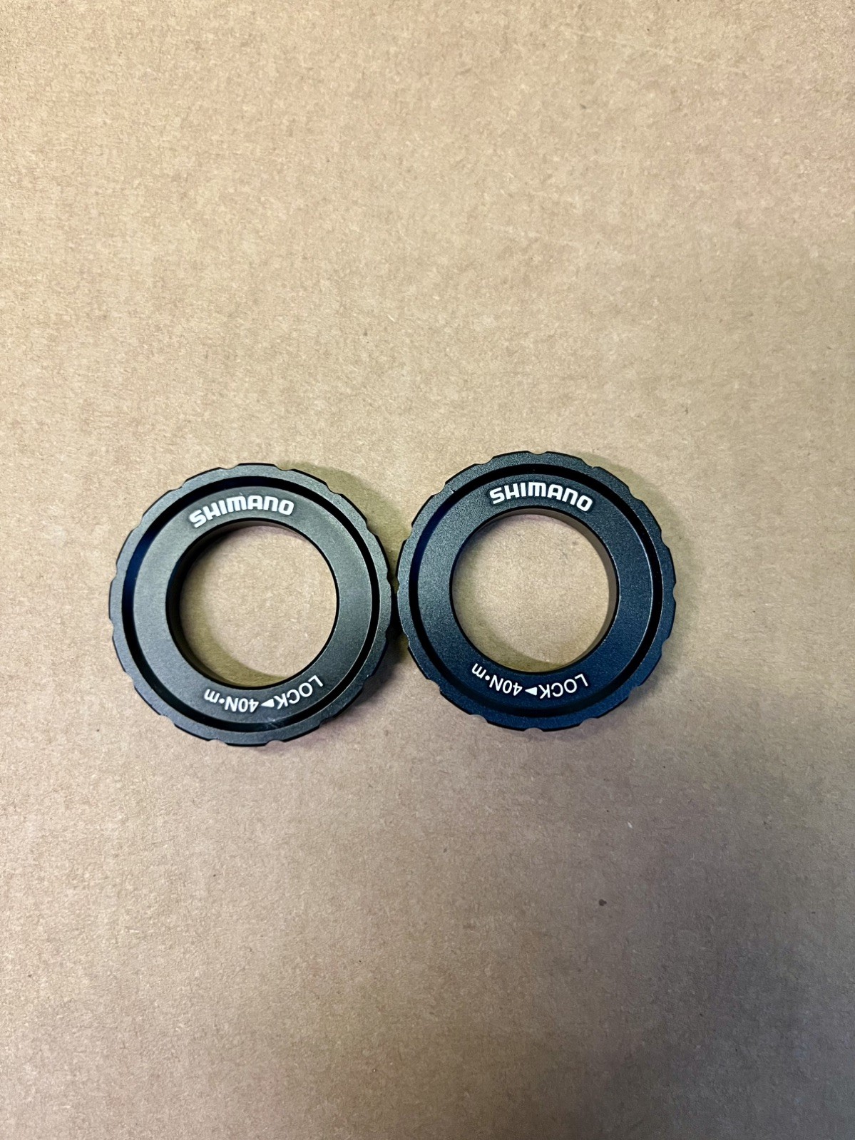Brand New pair of Shimano SM-HB20 rotor centerlock lockring, external tooling