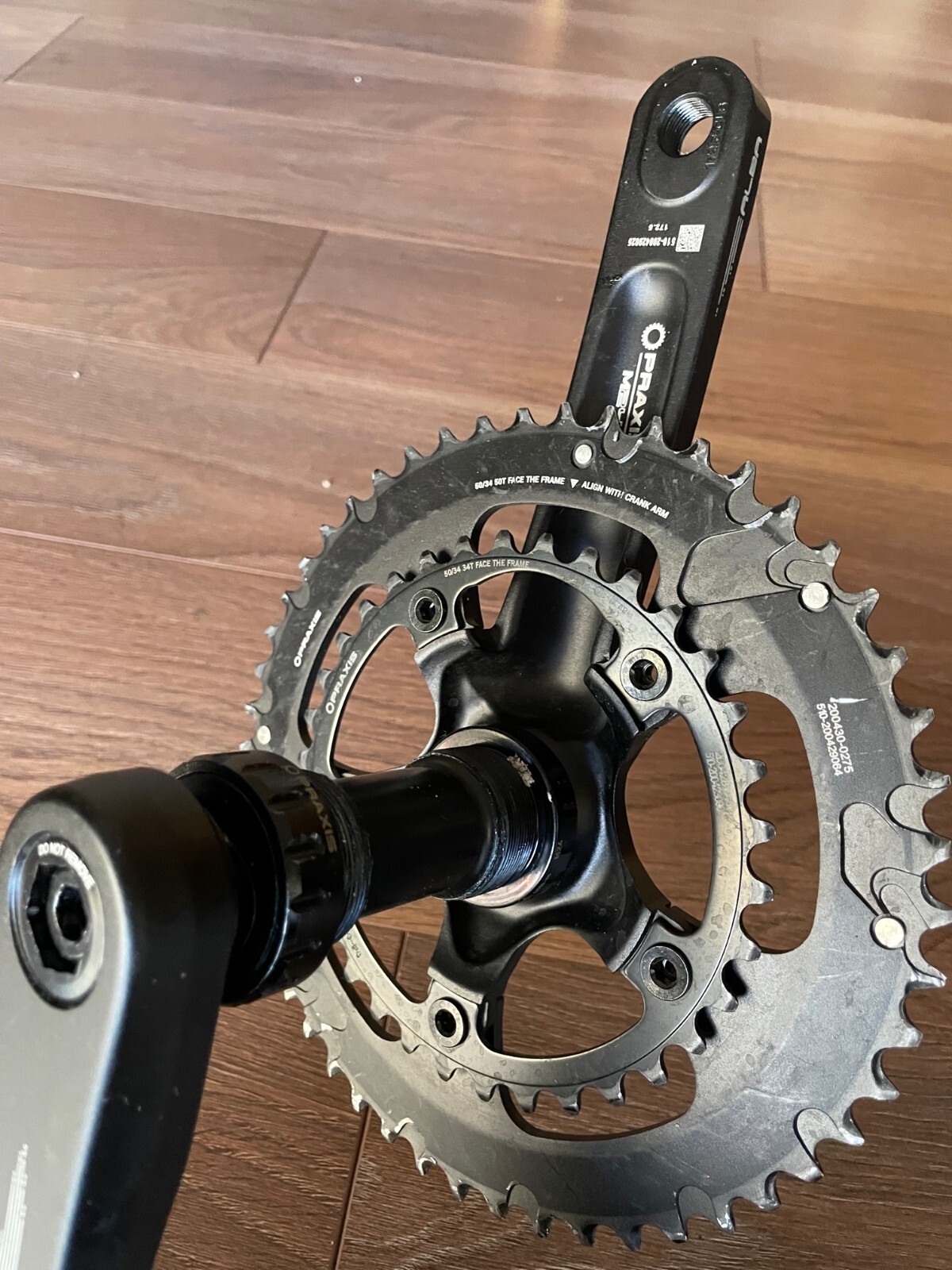 Praxis M24 Crank and 110 BCD 50/34 10/11SP Chainring w/ bottom bracket