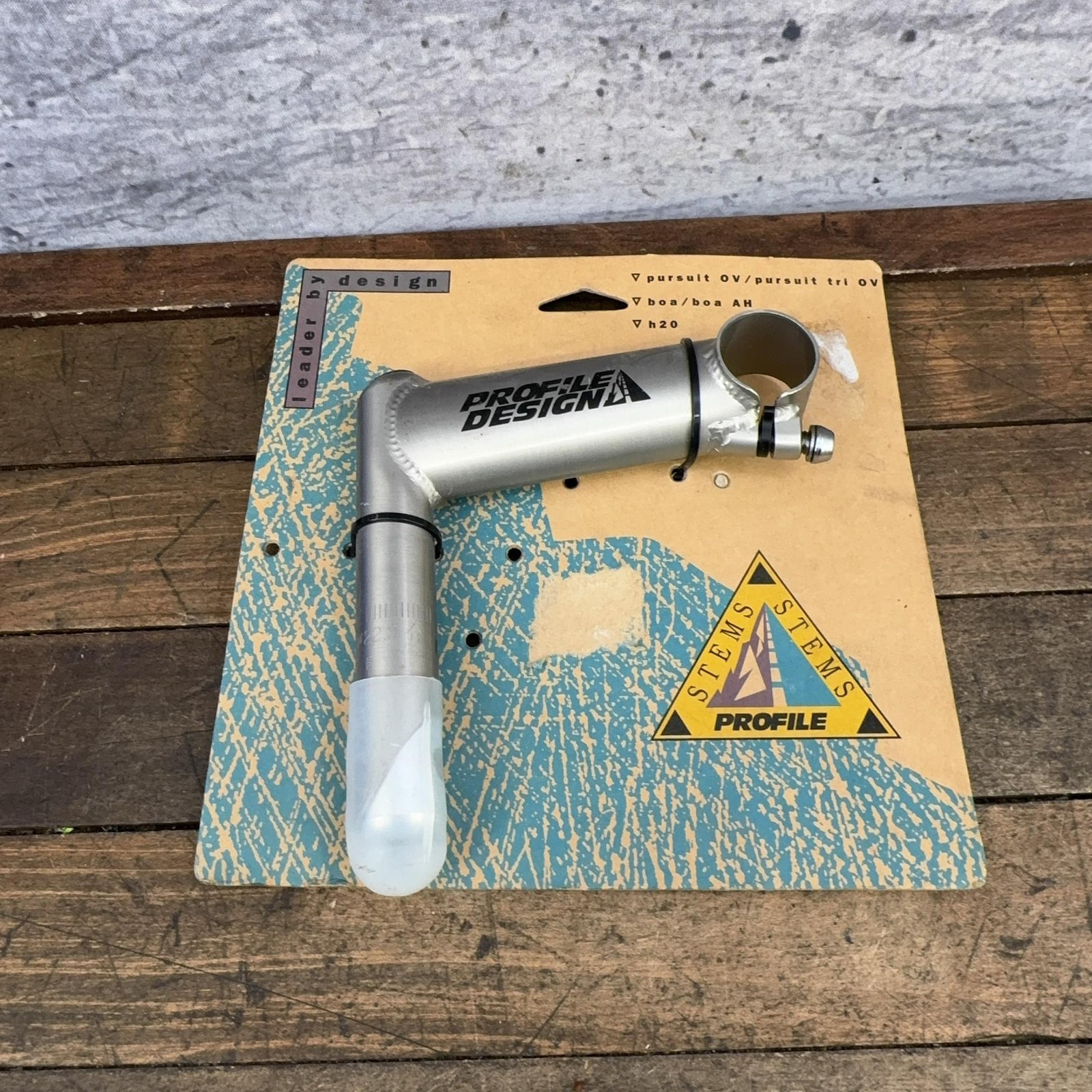 Vintage Profile Design Pursuit Tri OV Stem NOS 110 26 Clamp 22.2 1in Quill Road