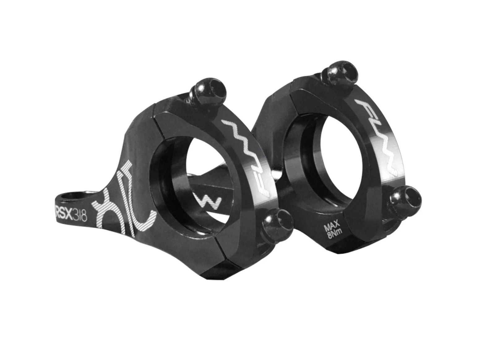Funn RSX Direct Stem Mount 31.8mm Bar Clamp 30mm Rise 45-50mm Reach MTB Surron