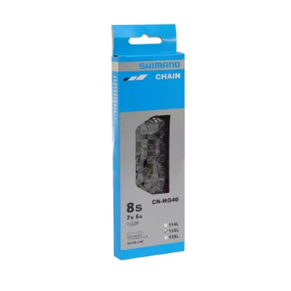 Shimano CN-HC40 6 7 8 Speed Bicycle Chain 116 Links Road MTB Hybrid HG40 New-USA