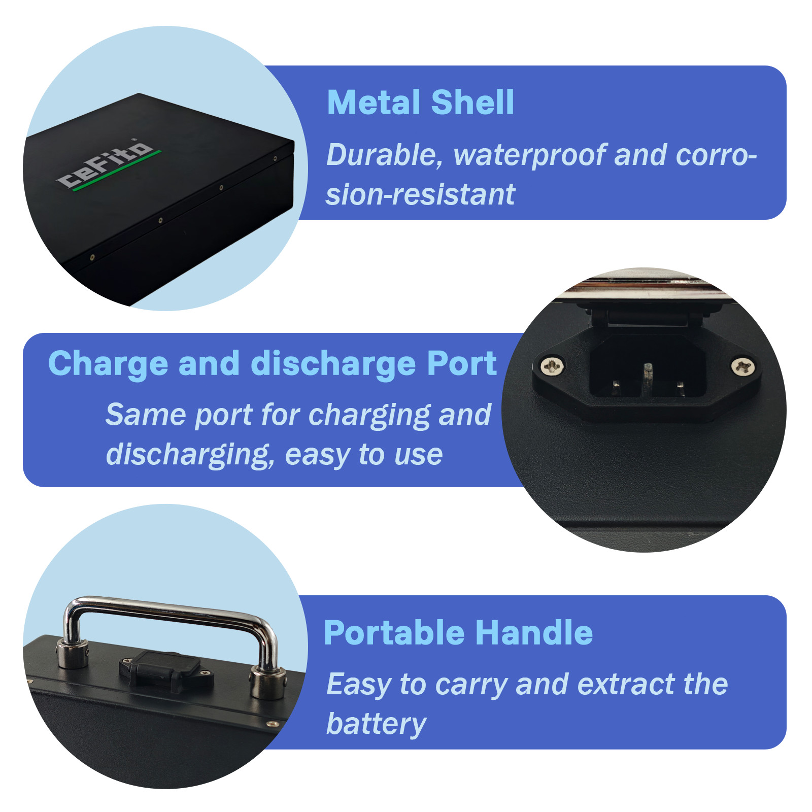 60V 20Ah Battery for 250W 350W 500W 700W 900W 1000W Fat Tire Sco oter