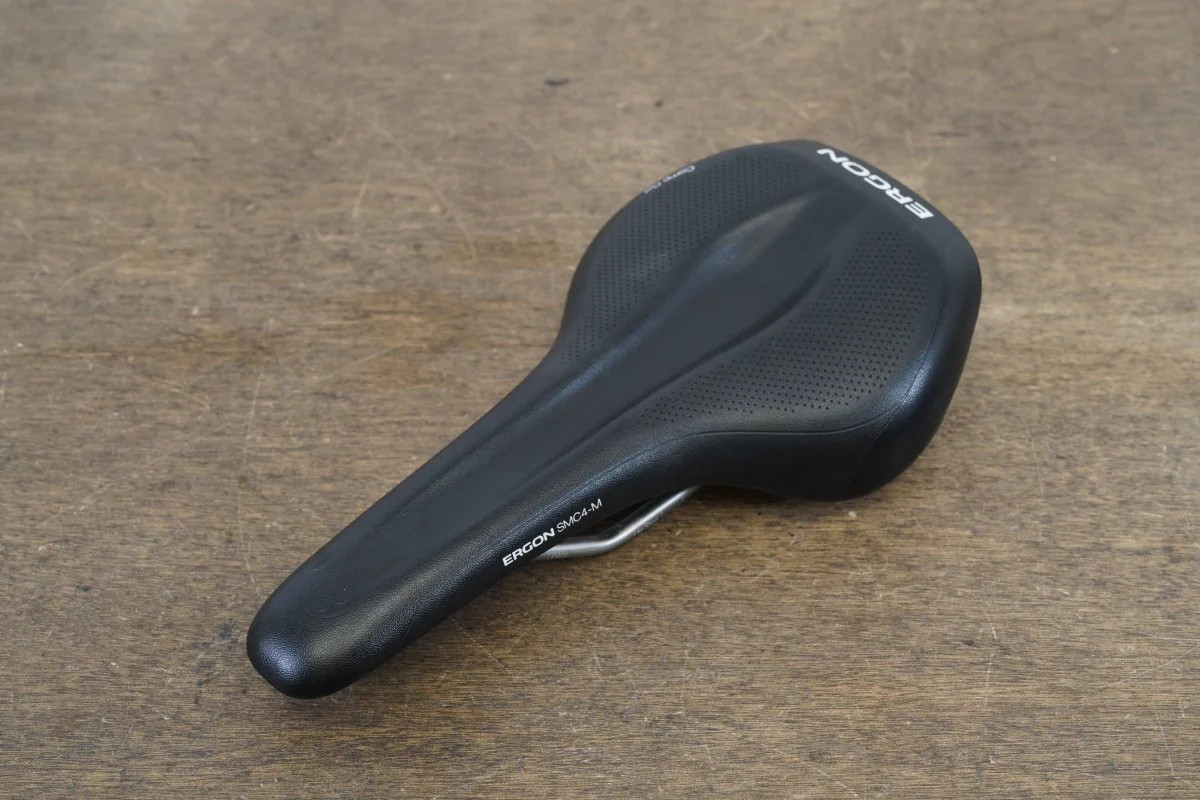 148mm Ergon SMC4-M Comp Gel Men TiNox Rail Road Saddle 279g