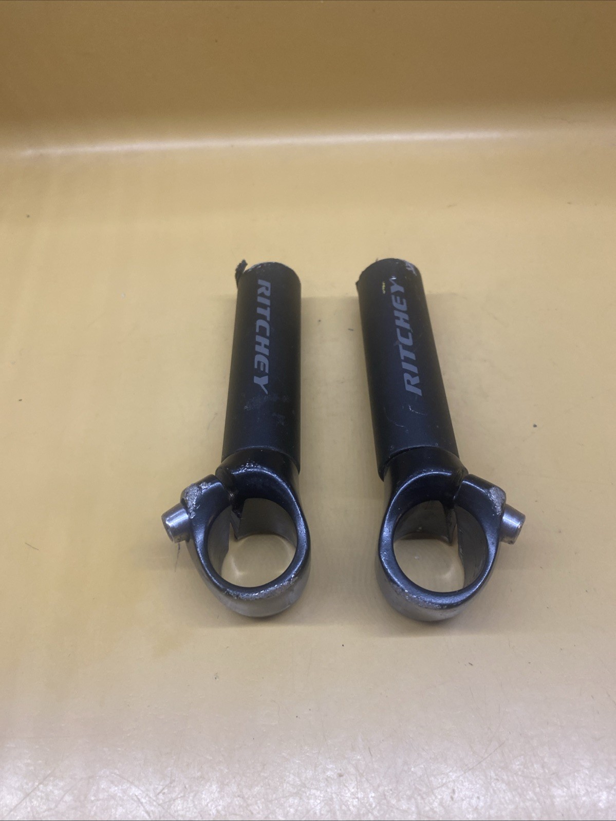Black Ritchey Short Straight Aluminum Bar Ends
