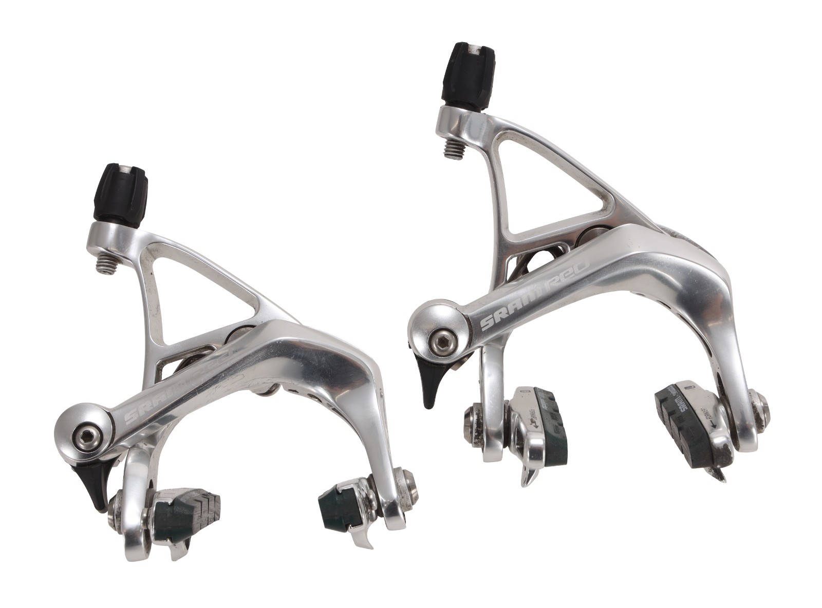 SRAM Red Road Bike Rim Brake Caliper Set SILVER Front + Rear
