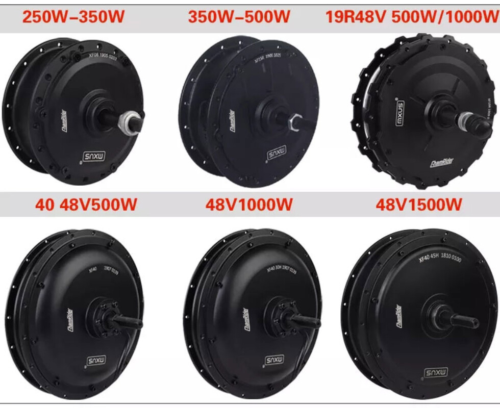 Geard Motor 36V 48V Wheel Hub Motor E-bike Conversion Kit 350W 500W 1000W 1500W