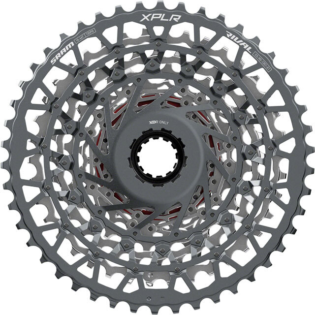 SRAM Rival XPLR XG-1351 Cassette – 13-Speed, 10-46t, For XDR Driver, Silver, E1