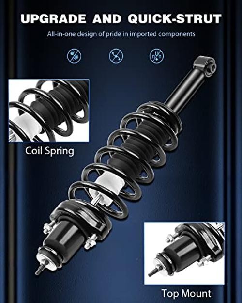 Complete Struts Spring Assembly Rear Struts Shock Absorber Fit for 11 12 13