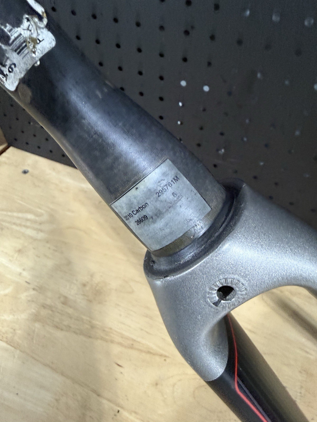 2010 Trek Madone 6.5 Gray Black Carbon 700C Fork Rim Brake