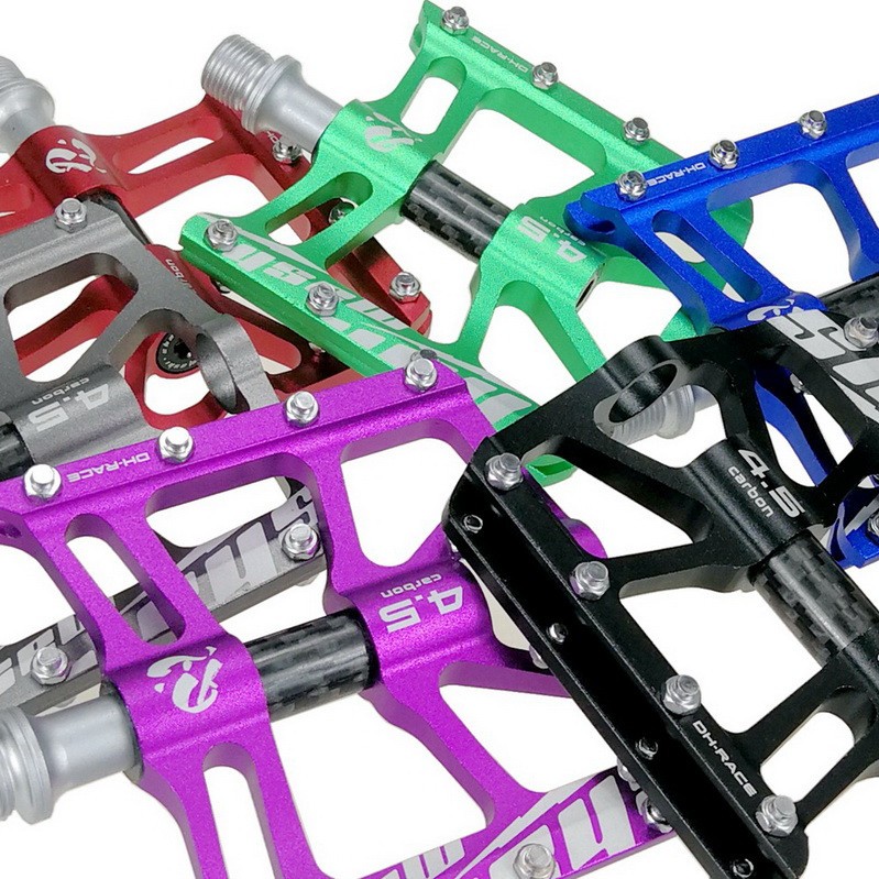 Aluminum Carbon Road MTB Mountain Bike XC Bicycle Pedal Bearing AM Flat Pedals