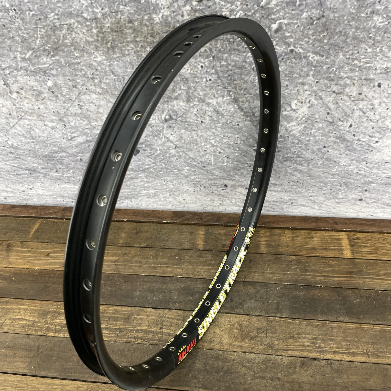 Sun Rims SingleTrack SL1 BMX Rim 20 in 36h Disc Hoop 406 x 31 Black Eyeleted 36