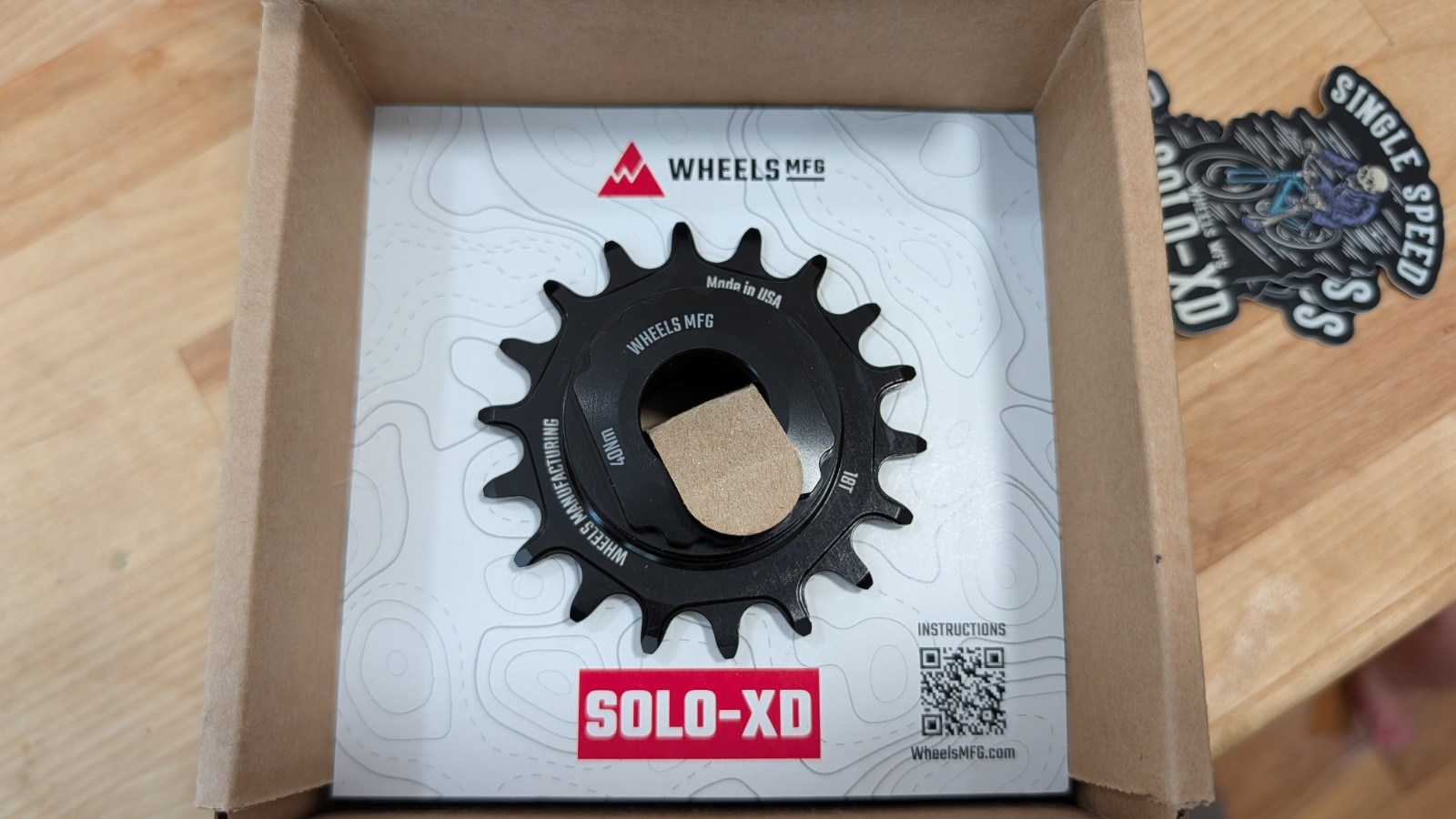 Wheels Manufacturing SOLO-XD XD/XDR Single Speed Conversion Kit – 18t, For SRAM